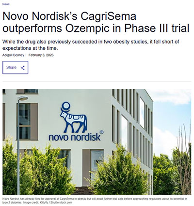 诺和诺德CagriSema 诺和诺德CagriSema